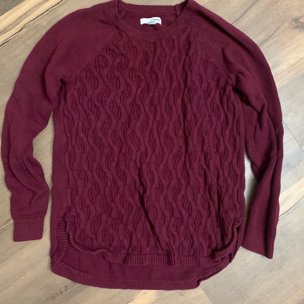 Sonoma maroon sweater size medium